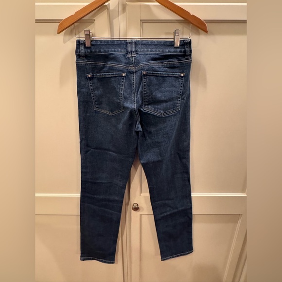 White House Black Market Dark Blue Skinny Jeans - Picture 3 of 3